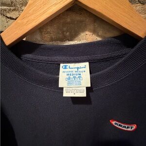 Kraft Champion Dark Blue Crewneck Sweater